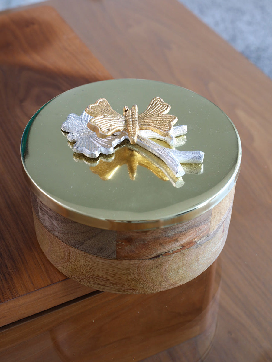 Boîte Papillon Dorée